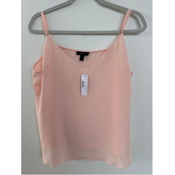 NWT J.Crew V-Neck Camisole in Subtle Pink, Size 16 - Picture 1 of 5